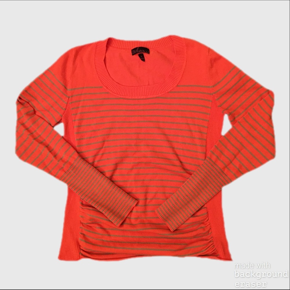 Takeout Ribbed Stripped Sweater - Picture 2 of 6